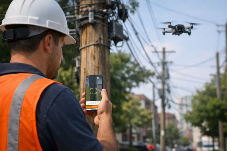 D8Acapture vs. Drone Capture: Choosing the Most Efficient Path to Accurate Pole Data